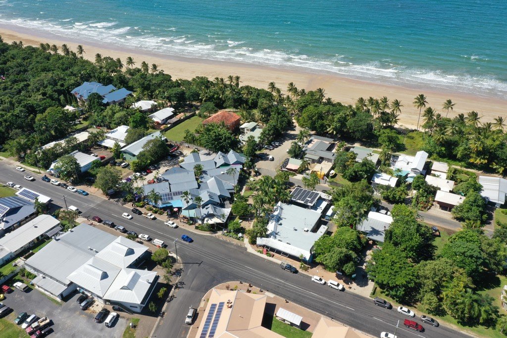 Mission Beach Real Estate aerial view